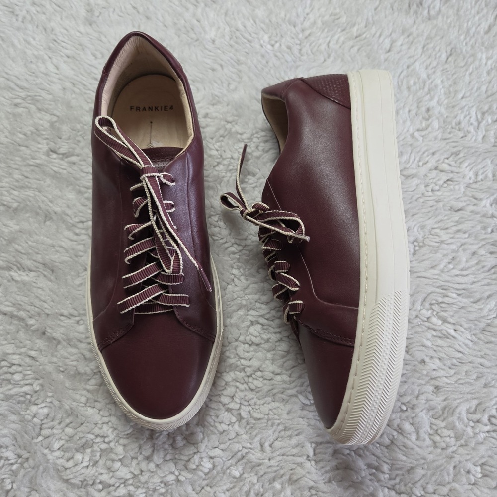 Frankie4 Mim IV Sneakers Women's 9.5 Leather Cherry Red Shoes